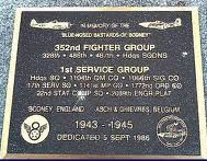 History of the 113th Wing (formally the 352nd Fighter Group)